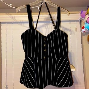 SHEIN Black Sleeveless Shirt